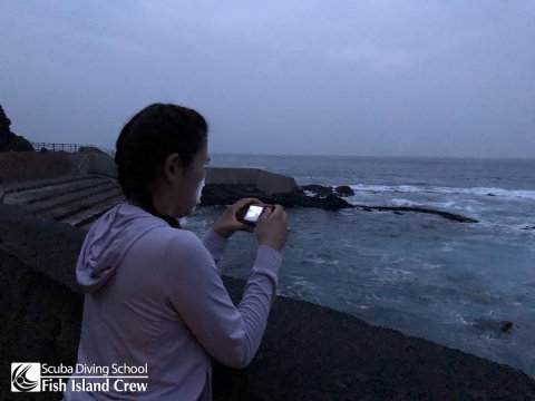 荒れている王の浜