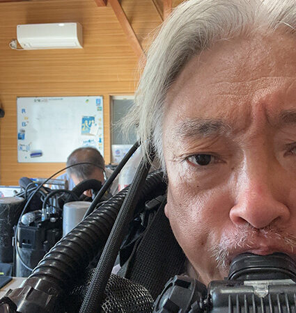 リブリーザーファンダイブ（伊豆大島・秋の浜）