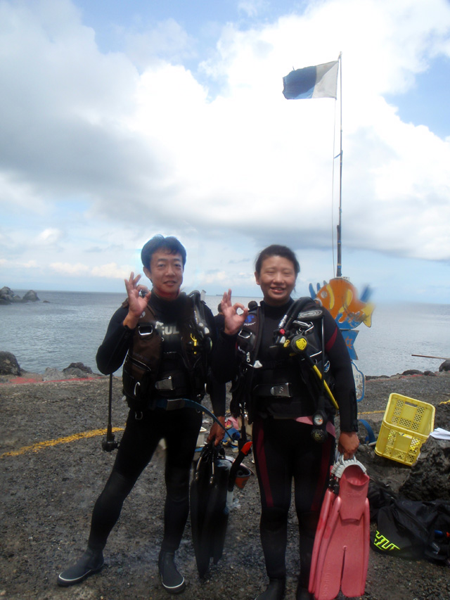 2013年８月体験ダイビング