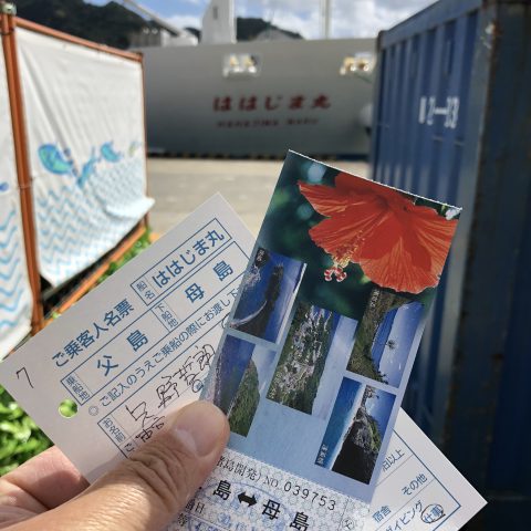 父島で乗り換え